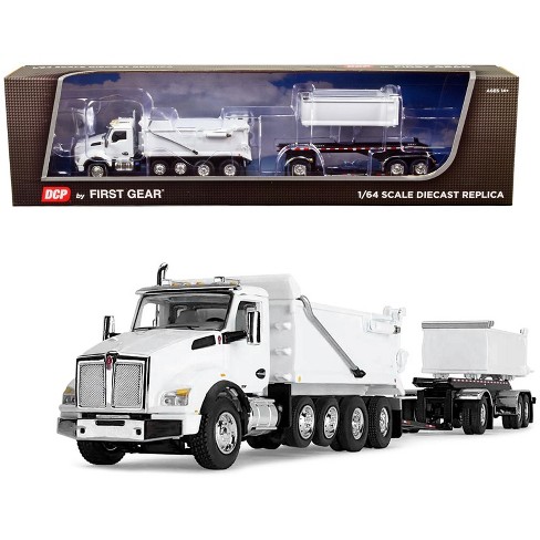 Kenworth T880 Quad-axle Dump Truck And Rogue Transfer Tandem-axle