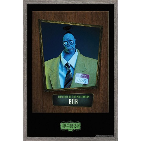 Trends International Beetlejuice Beetlejuice - Employee Of The Millennium (Bob) Framed Wall Poster Prints - image 1 of 4