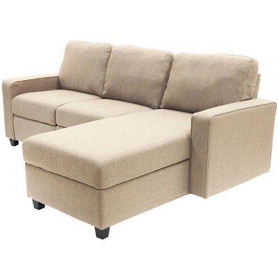 Palisades Reclining Sectional with Right Storage Chaise - Serta