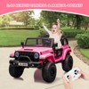 24V 7A Kids Ride On Truck Car, Electric Vehicles for Toddles, Powered Riding On Cars with Remote Control, 4 Wheeler Suspension, Led Lights, Music - 4 of 4