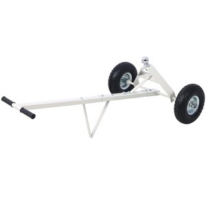 Naysaye Wagons Trailer Dolly Pneumatic Tires Tongue Weight Capacity for Garage and Outdoor Use, Gray, 47.6"*25.6"*15.6" - 1 of 4