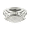 Livex Lighting Berwick 3 - Light Flush Mount in  Polished Nickel - 2 of 4