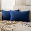 Unique Bargains Velvet Modern Solid Couch Sofa Home Decorative Pillow Covers 2 Pcs - 2 of 4