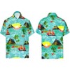 LA LEELA Men's Hawaiian Shirts Short Sleeve Button Down Shirt Mens Vacation Shirts Summer Casual Shirts for Men Funny - 4 of 4