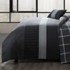 Bebejan Kyle Black 100% Cotton 5-Piece Reversible Comforter Set - 4 of 4