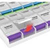 Ezy Dose Weekly (7-day) Pill Organizer, 4 Times A Day, Large Push Button  Compartments (2xl) : Target