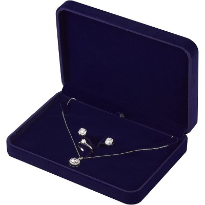 Large Jewelry Set Box, Necklace and Ring Earring Pendant Gift Box, Pearl Necklace Storage Case