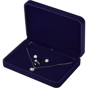 Large Jewelry Set Box, Necklace and Ring Earring Pendant Gift Box, Pearl Necklace Storage Case - 1 of 4
