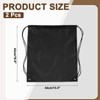 Unique Bargains Fitness Sports Travel Lightweight Drawstring Backpacks 2 Pcs - 2 of 4