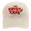 Spongebob The Krusty Krab Logo Adult Dad Cap Cream OS - 2 of 4