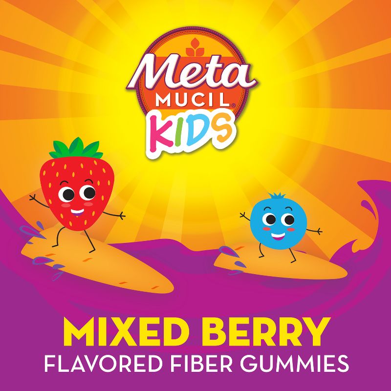 Metamucil Kids&#39; Fiber Gummies - 72ct, 3 of 11