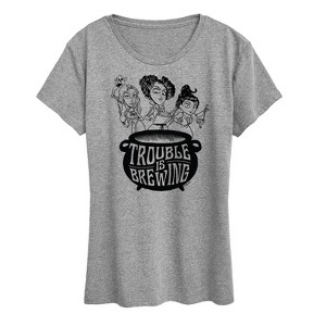 Women's - Disney - Trouble is Brewing Short Sleeve Graphic T-Shirt - 1 of 4