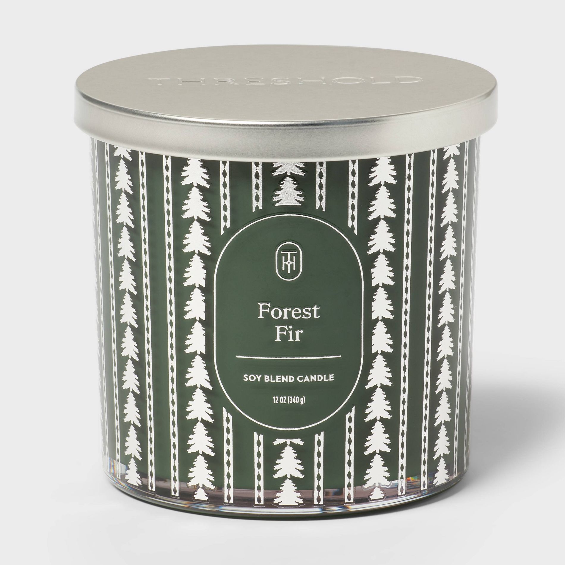 2 Wick Lidded Forest Fir Jar Candle 12oz - Threshold™