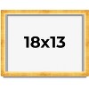 PosterPalooza | Minimalist Shadow Box Gold Picture Frame - UV Acrylic, Backing Board, Hanging Hardware - 2 of 4