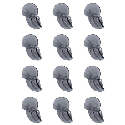 12 Pack Silky Durags Great for Hair Protection and Fashion
