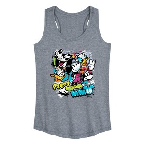 Women's - Disney - Street Art Graphic Racerback Tank - 1 of 4
