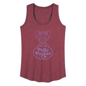Women's - Polly Pocket - Logo And Doll Graphic Racerback Tank - 1 of 4