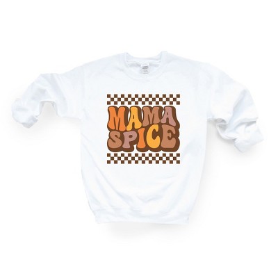 Simply Sage Market Women's Graphic Sweatshirt Mama Spice Checkered