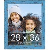 PosterPalooza | Shabby Chic Blue Picture Frame - UV Acrylic, Foam Board Backing, Hanging Hardware - 2 of 4