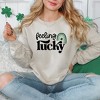 Simply Sage Market Women's Graphic Sweatshirt Feeling Lucky Rainbow - 2 of 3