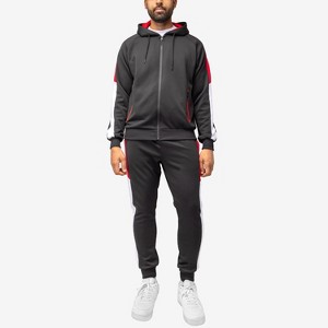 CULTURA Men's Zip Up Hoodie Track Suit - 1 of 4