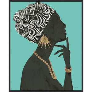 23" x 28" Graceful Majesty I by Emily Adams Framed Canvas Wall Art Print - Amanti Art: Modern Lithograph, Polystyrene Frame - 1 of 4