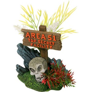 Exotic Environments - Area 51 Sign With Skull - 1 of 1