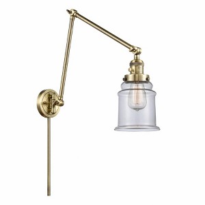 Canton - 1 Light Double Extension Swing Arm Wall Sconce In Industrial Style-30 Inches Tall and 6 Inches Wide - 1 of 1