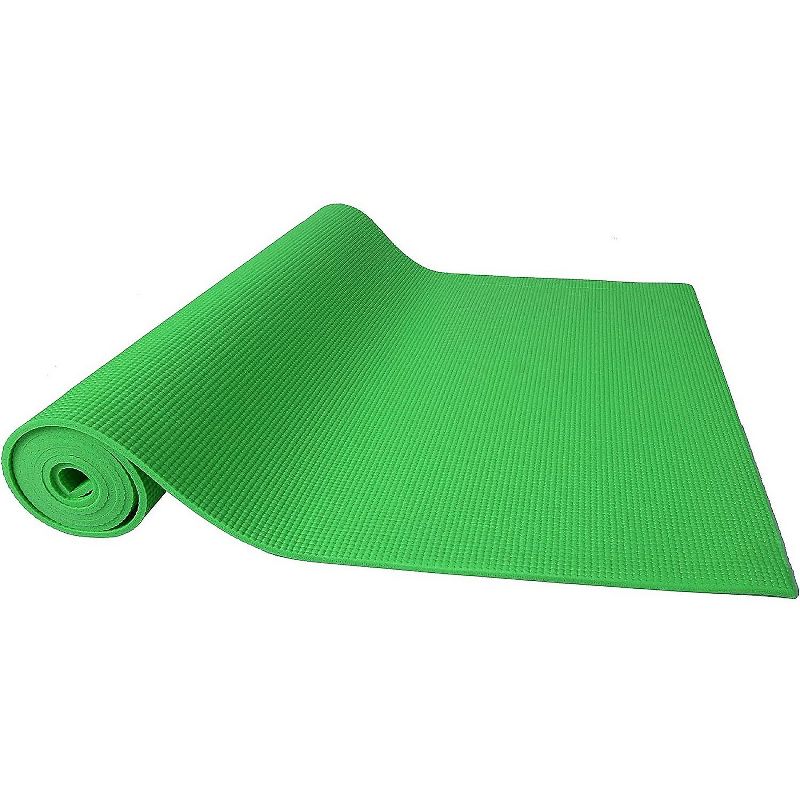 BalanceFrom All Purpose High Density Non-Slip Exercise 1/4" Yoga Mat with Carrying Strap, 3 of 5