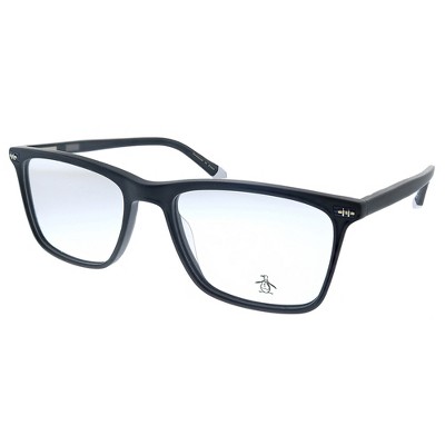 Original Penguin The Drexler BK Unisex Square Eyeglasses Matte Black 53mm