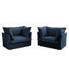 NicBex Couches for Living Room Single Deep Seat Sofa Couch Fabric Slip-covered Armchair with 1 Big Back Cushion and 2 Big Toss Pillows - 3 of 4
