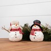 Melrose Snowman with Scarf Figurine (Set of 4) - 3 of 4