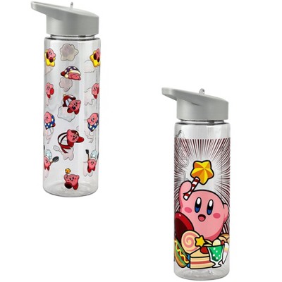 Kirby Character & Logo 17 Oz Stainless Steel Water Bottle