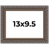 PosterPalooza | Photo Size Ornate Black Picture Frame - UV Acrylic, Foam Board Backing, Hanging Hardware - 2 of 4