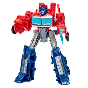 Transformers EarthSpark Optimus Prime Action Figure with Battle Base Trailer (Target Exclusive) - 1 of 4