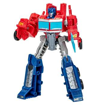 Transformers EarthSpark Optimus Prime Action Figure with Battle Base Trailer (Target Exclusive)
