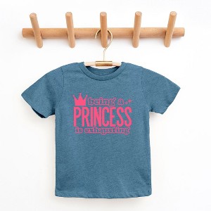 The Juniper Shop Being A Princess Is Exhausting Youth Short Sleeve Tee - 1 of 2