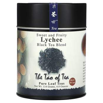 The Tao of Tea, Lychee Black Tea, Loose Leaf, 4.0 Ounce Tins