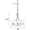 Maxim Lighting Basix 5 - Light Chandelier in  Oil Rubbed Bronze - 2 of 2