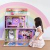 Olivia's Little World Sunset 2-Story Wooden Dollhouse for 12" Dolls - 3 of 4