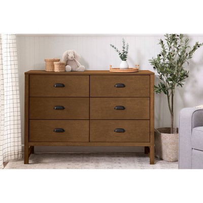Fairway Farmhouse Double Dresser with 6 Drawers in Stablewood