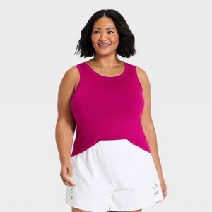 Women's Tank Top - A New Day™ Pink 1X : Target