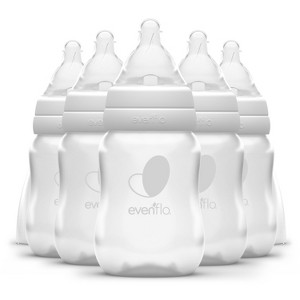 Evenflo 6pk Balance Standard-Neck Anti-Colic Baby Bottles - 4oz - 1 of 4