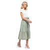 August Sky Women's T-shirt Twofer Maxi Dress - 3 of 4