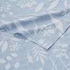 CAVINAS Floral Cotton Shower Curtain Featuring Unique Botanical Print Design, Fresh Style, Machine-Washable Fabric - 4 of 4