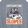 Women's - Disney - Lets Hit The Slopes Graphic Racerback Tank - 2 of 4