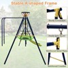 Infans 660 lbs Kids Metal Swing Set for Backyard 7-in-1 Multifunctional Swing Set - 4 of 4