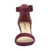Allegra K Women's Open Toe Adjustable Ankle Strap Block Low Heel Sandals - 3 of 4