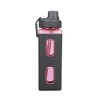 Kuromi Playful Poses 24 Oz Square Plastic Water Bottle - 3 of 4