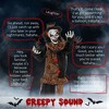 Hrinhom Halloween Decorations Talking Circus Clown, Animatronic Animated Prop, Décor with Sound and Motion Activated Light Up Eyes, Laughter - 3 of 4